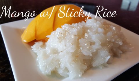 mango w/ sticky rice